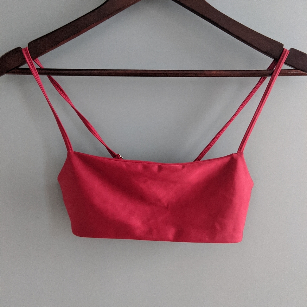 New Red Bikini Top